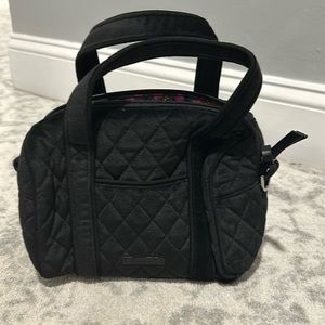 Vera Bradley velvet mini barrel bag